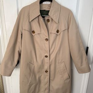 Vintage Misty Harbor Trench Coat with Removable Wool Liner - Made in USA